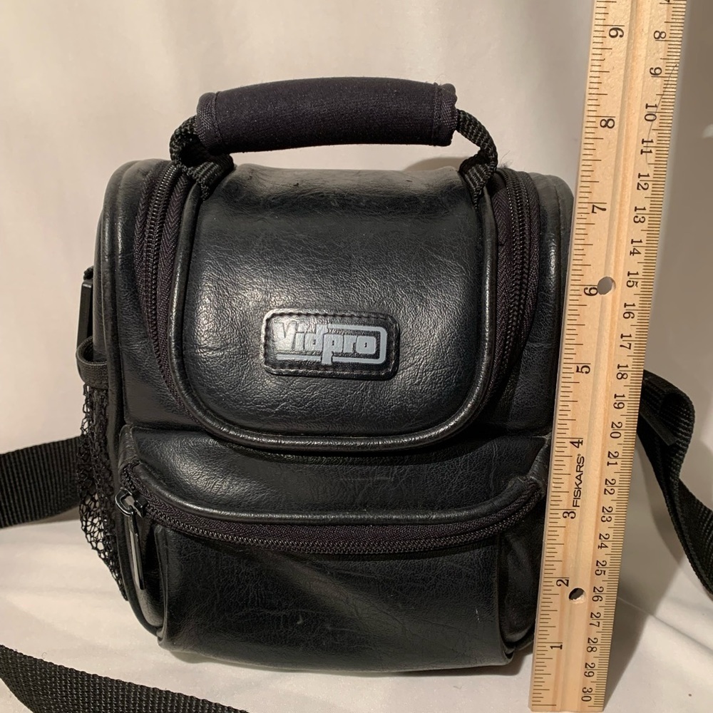 Vidpro Black Camera Camcorder Bag Small Detachable Shoulder Strap - Picture 10 of 10